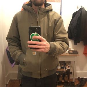 Carhartt quick duck moss green jacket